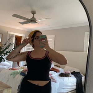 Colorful knit tank 🌈